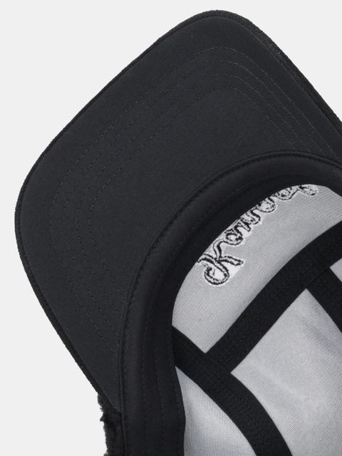 Kangol czapka z daszkiem FAUX SHERPA 5-PANEL kolor czarny K5466.BK001