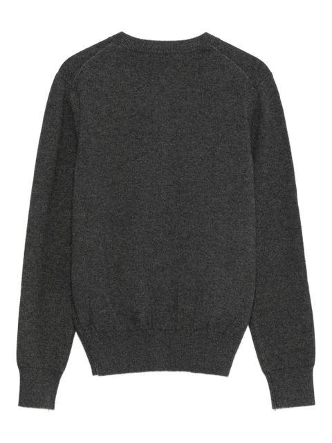 MARANT ÉTOILE logo-embroidery cardigan - Grey - zdjęcie produktu nr 2