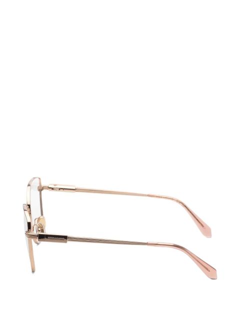 Ferragamo cat-eye frame glasses - Pink