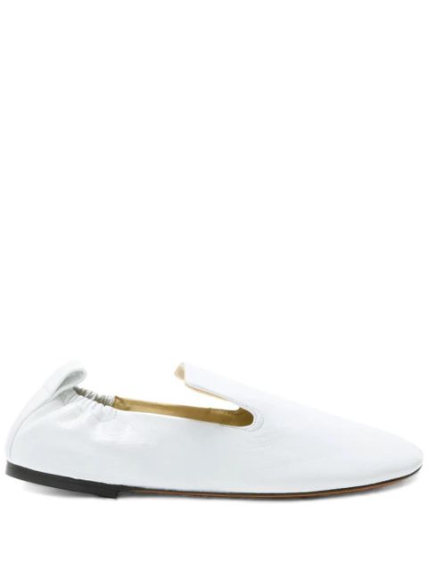 Proenza Schouler ruched leather loafers - White - zdjęcie produktu nr 1