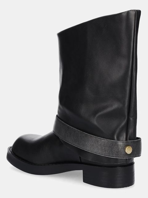 Steve Madden botki Climaxx damskie kolor czarny na płaskim obcasie 11004793 - zdjęcie produktu nr 2