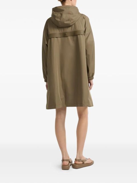 Yves Salomon hooded coat - Green