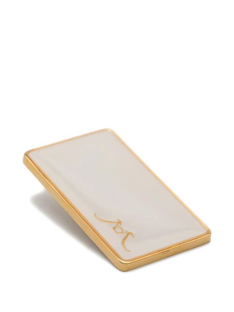 Rowen Rose rectangular earrings - Gold