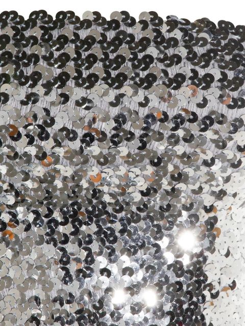 Gucci sequin strapless dress - Silver