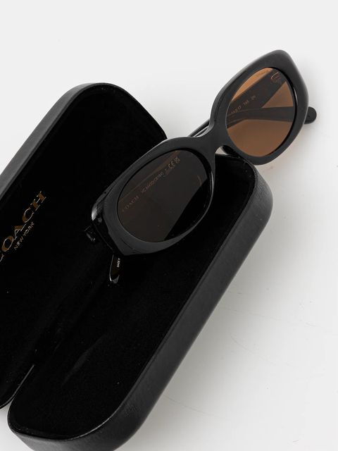 Coach okulary przeciwsłoneczne damskie kolor czarny 0HC8443D - zdjęcie produktu nr 2