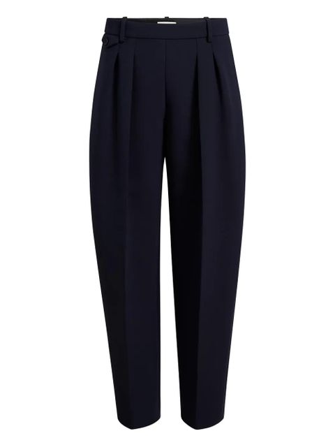 KHAITE button-detail pleated trousers - Blue - zdjęcie produktu nr 1