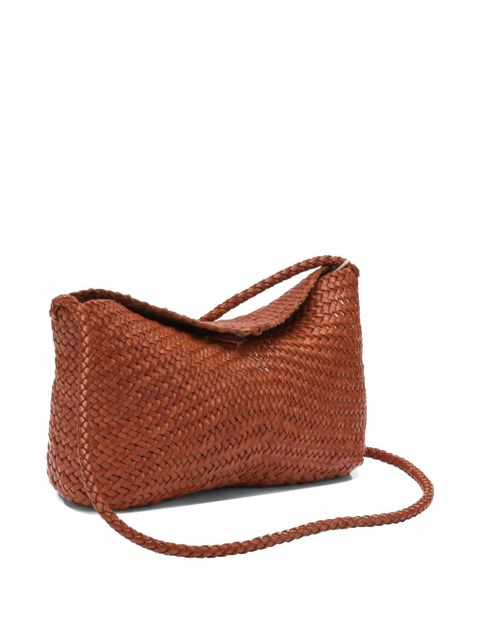 DRAGON DIFFUSION woven leather shoulder bag - Brown - zdjęcie produktu nr 2