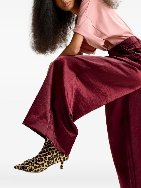 Essentiel Antwerp pleated trousers - Red