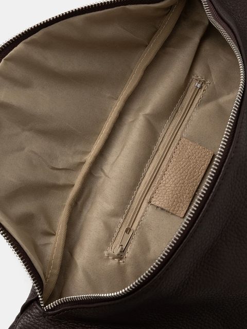 Answear.LAB torebka skórzana kolor brązowy