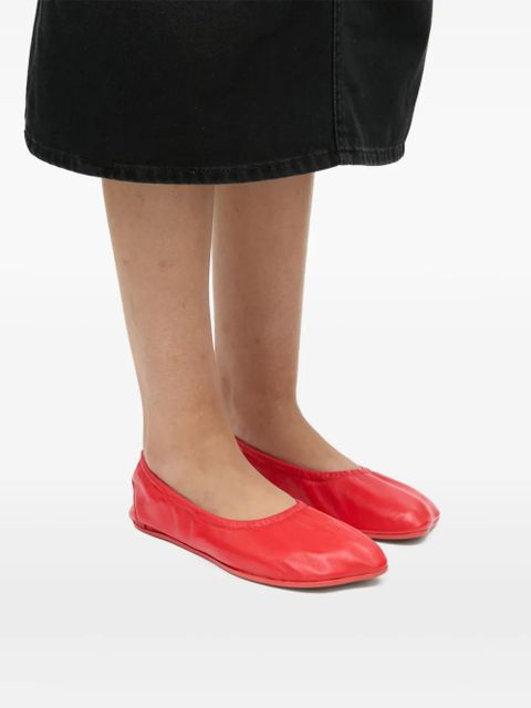 MM6 Maison Margiela gathered ballet flats