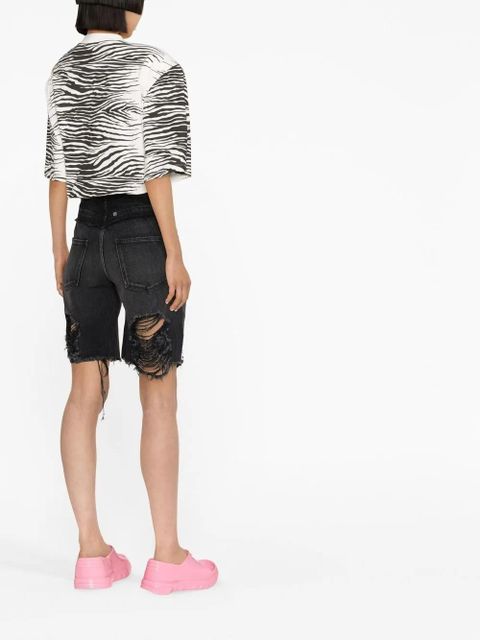 Givenchy denim knee-length shorts - Black