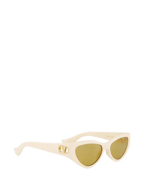Valentino Garavani VLogo Signature cat-eye sunglasses - Neutrals - zdjęcie produktu nr 2