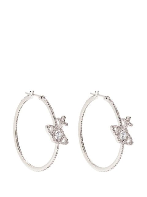 Vivienne Westwood Orb hoop earrings - Silver - zdjęcie produktu nr 1