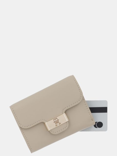Tommy Hilfiger portfel damski kolor beżowy AW0AW18034 - zdjęcie produktu nr 2