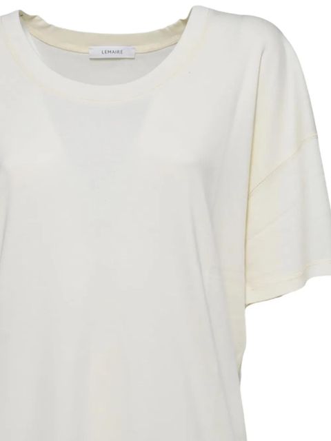 LEMAIRE seam-detail T-shirt - Neutrals