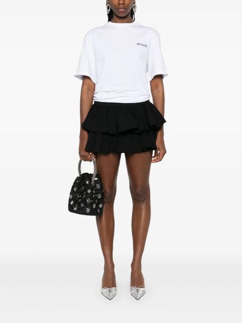 ROTATE BIRGER CHRISTENSEN logo-embroidered T-shirt - White