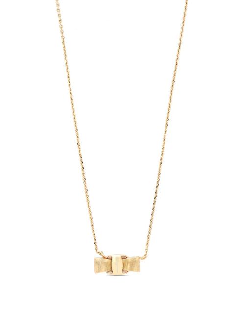 Ferragamo Vera bow-pendant necklace - Gold - zdjęcie produktu nr 1