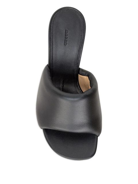 JW Anderson 69mm chain heel sandals - Black