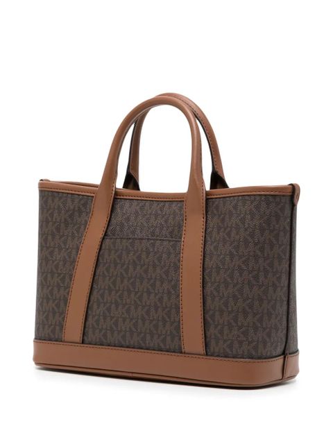 Michael Kors small Luisa leather satchel bag - Brown