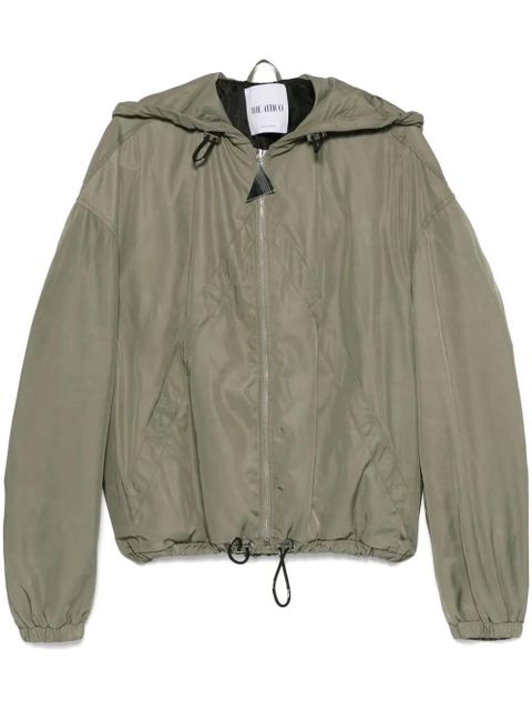 The Attico hooded bomber jacket - Green - zdjęcie produktu nr 1