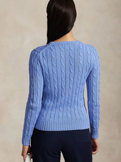 Polo Ralph Lauren sweter bawełniany kolor niebieski 211891640 - zdjęcie produktu nr 2