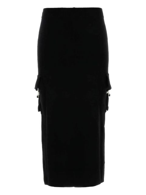 Blumarine cargo-pocket maxi skirt - Black - zdjęcie produktu nr 2