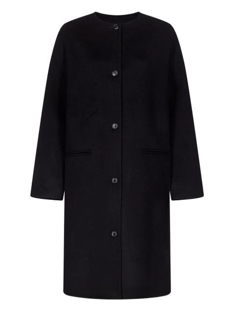LouLou de Saison KERRY collarless coat - Black - zdjęcie produktu nr 1