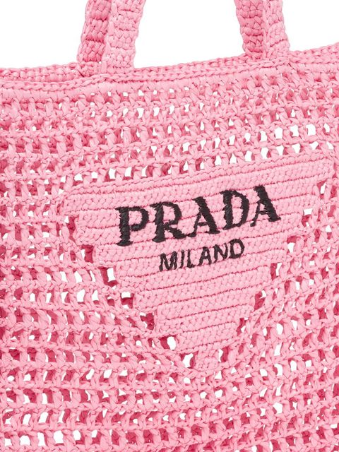 Prada woven tote bag - Pink