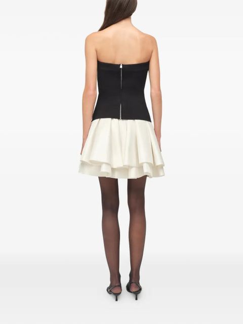 Simkhai Isabelle off-shoulder mini dress - Black