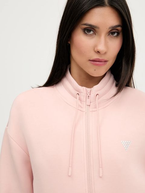 Guess bluza CECILIA damska kolor pomarańczowy z aplikacją V4BQ14 K7UW2