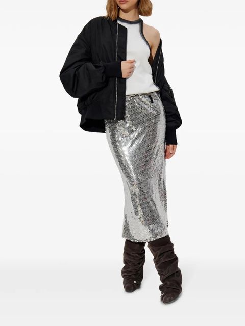 The Attico panelled midi dress - White - zdjęcie produktu nr 2