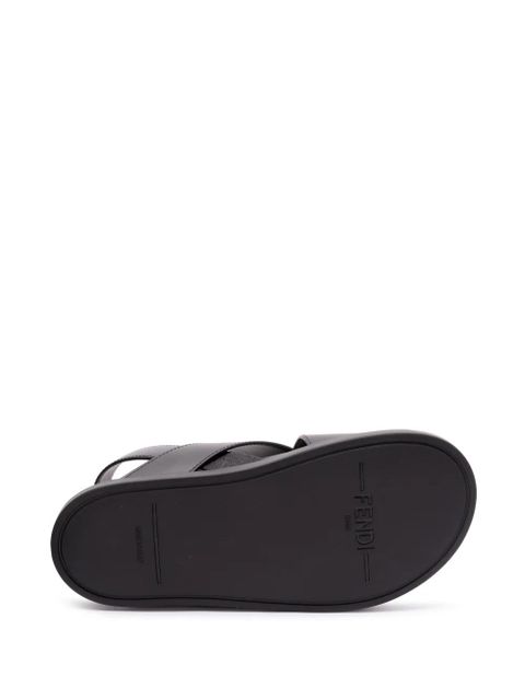 FENDI leather sandals - Black - zdjęcie produktu nr 1