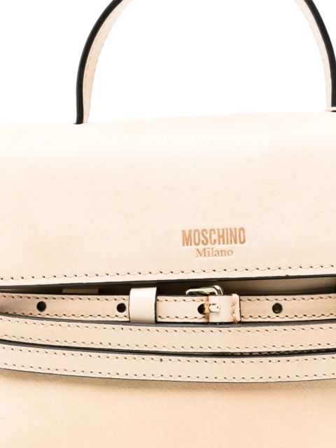 Moschino small Tie Me tote bag - Neutrals