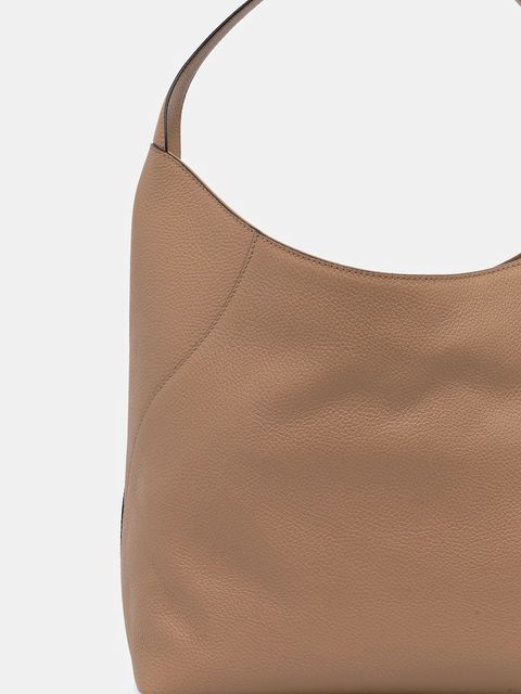 Furla torebka skórzana Lara L Hobo kolor beżowy WB01876 HSF000 YU500