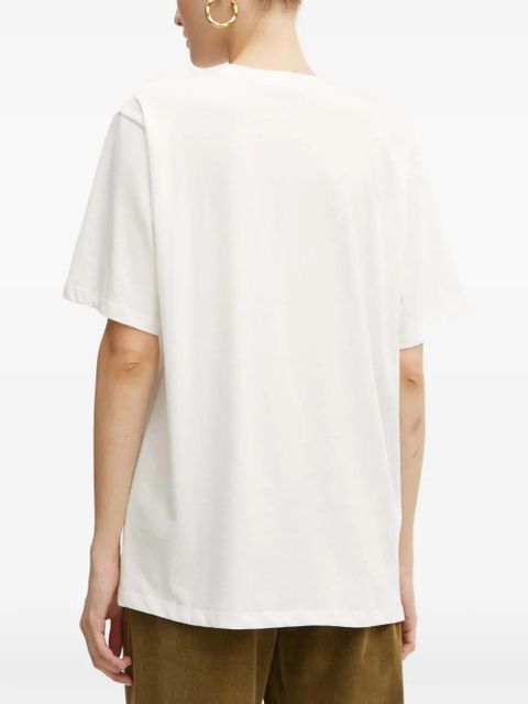 PINKO floral-print T-shirt - White