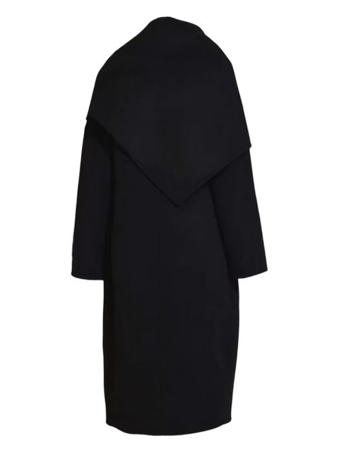 SOLOTRE double-breasted coat - Black