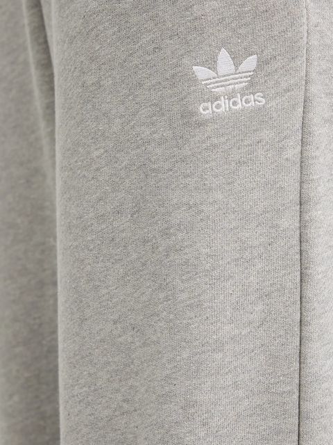 adidas Originals spodnie dresowe bawełniane Essentials damskie kolor szary melanżowe JW2811