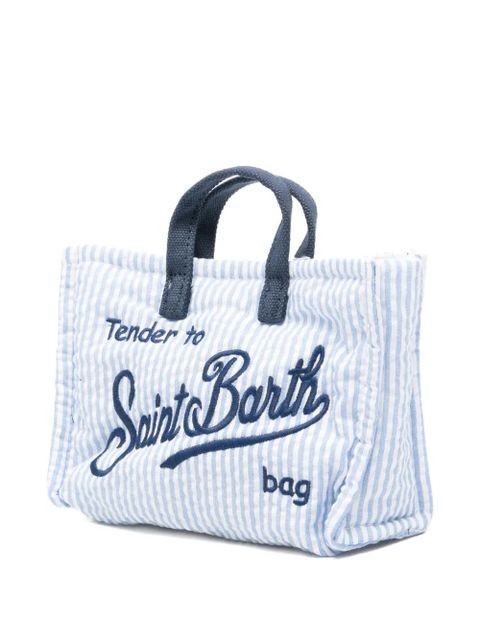 MC2 Saint Barth striped phone bag - Blue - zdjęcie produktu nr 2