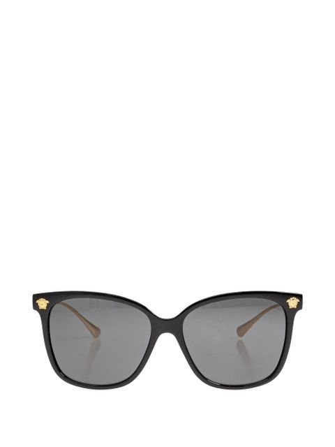 Versace Eyewear Medusa plaque square-frame sunglasses - Black - zdjęcie produktu nr 1