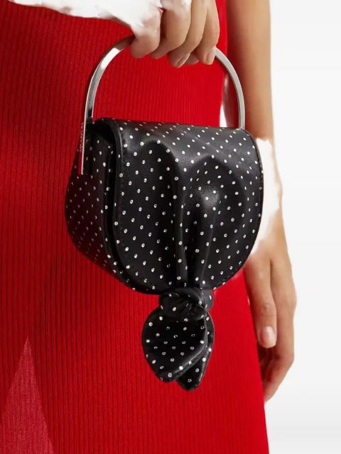 Aquazzura micro Bow Tie tote bag - Black