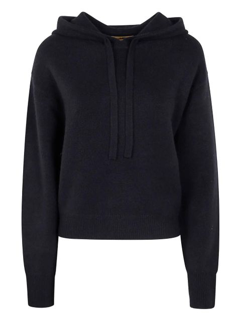 Guest In Residence hooded cashmere sweater - Black - zdjęcie produktu nr 1