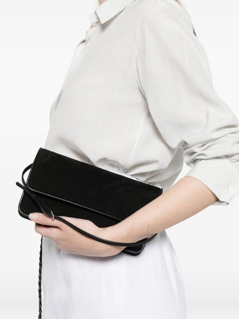 The Row Nancy flap-closure shoulder bag - Black - zdjęcie produktu nr 2