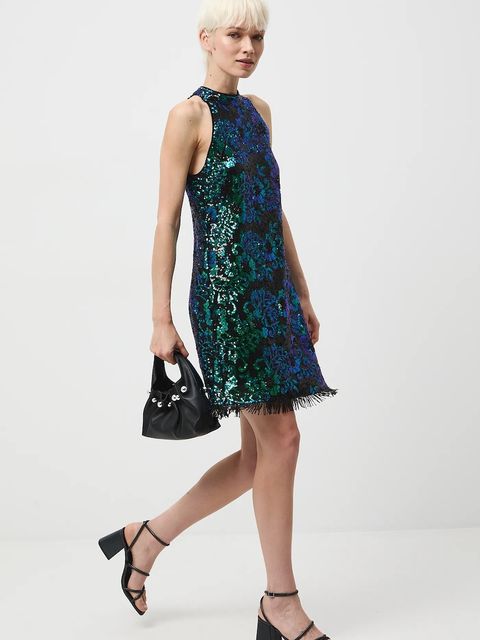 Medicine sukienka kolor multicolor mini dopasowana - zdjęcie produktu nr 2