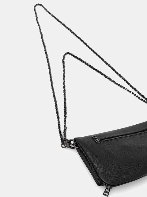 ZADIG&VOLTAIRE torebka skórzana kolor czarny LWBA04029 - zdjęcie produktu nr 2