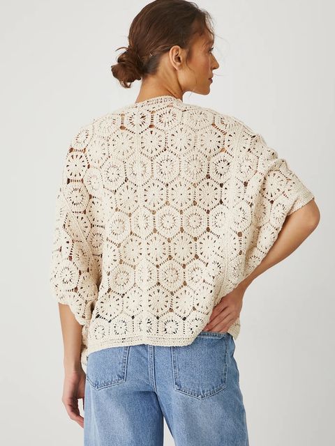 Medicine kardigan damski kolor beżowy