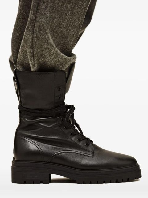 Ba&Sh lace-up boots - Black