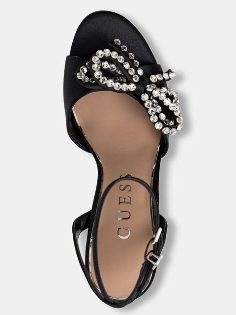 Guess szpilki CHARMIN kolor czarny FLFCHA SAT03