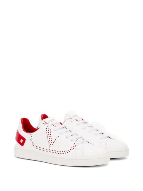Valentino Garavani Backnet calfskin sneakers - White - zdjęcie produktu nr 2