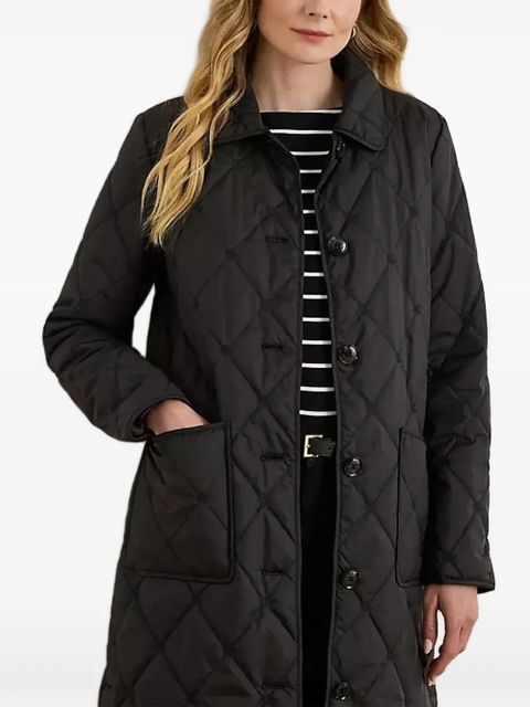 Lauren Ralph Lauren quilted button-front coat - Black