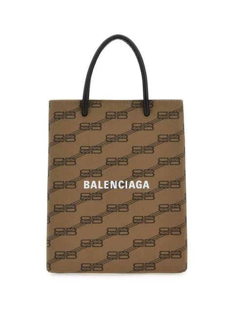 Balenciaga BB Monogram-print tote bag - Brown - zdjęcie produktu nr 1